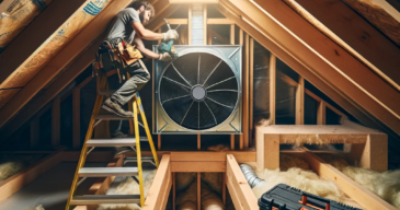 attic fan installation attic fan installation