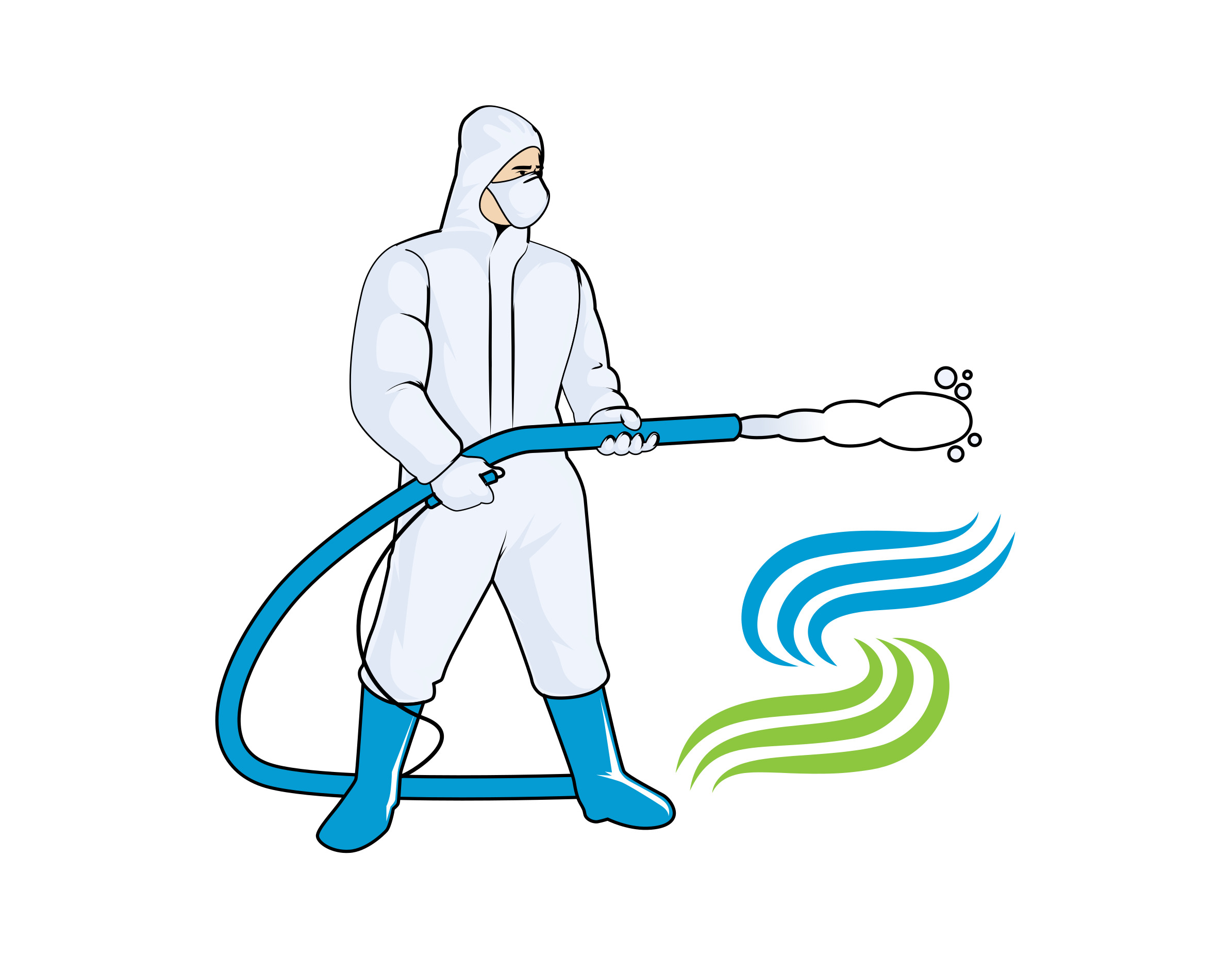 Supreme Air Attic insulation logo design icon