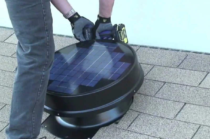 Solar Attic Fan Installation in Austin