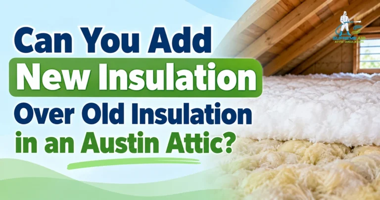 New Insulation Over Old Insulation