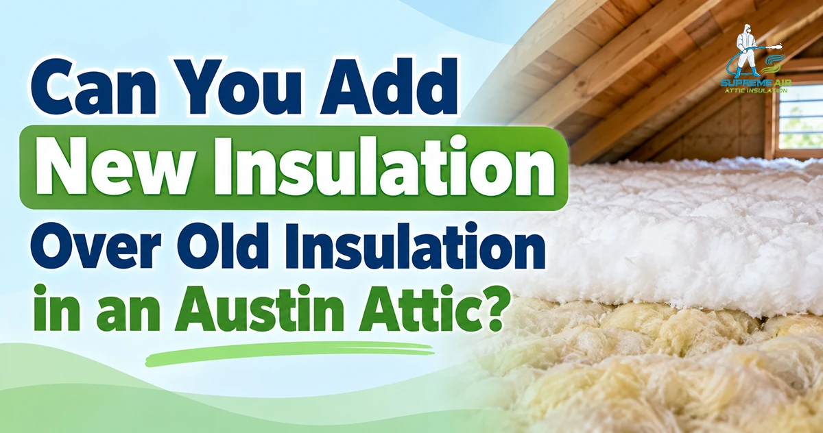 New Insulation Over Old Insulation